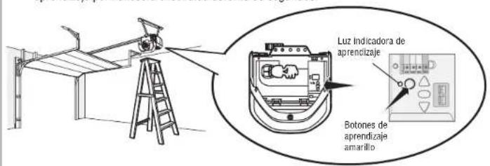 CHAMBERLAIN 050DCTBFMC - Programar un control remoto usingo el boton aprendizaje - 1