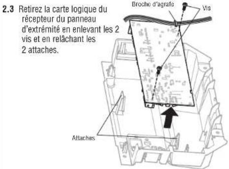 CHAMBERLAIN 050DCTBFMC - Retirez la carte logique du récepteur - 3