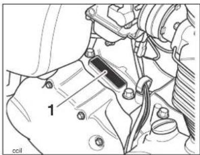 TRIUMPH Speedmaster (2014) - Numéro de série du moteur - 1