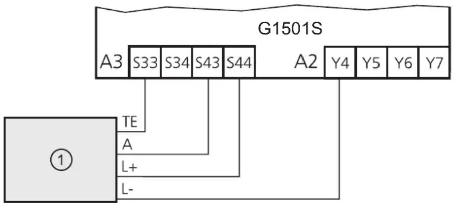 IFM G1501S - Raccordement - 1