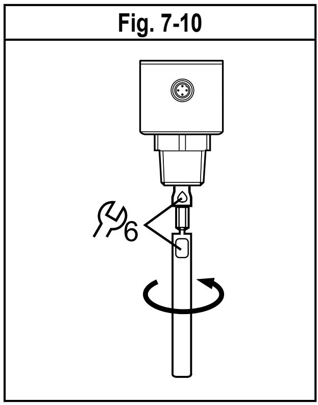 IFM LR3020 - Attaching the probe - 2