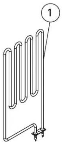 HARVIA Virta HL11 HL11U1 - PIECES DETACHÉES - 1