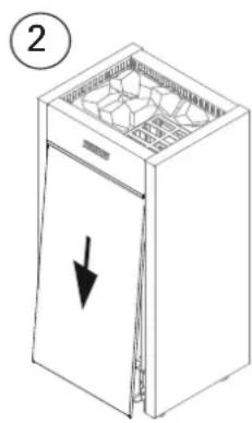 HARVIA Virta HL11 HL11U1 - Replacement des éléments de résistance. - 2
