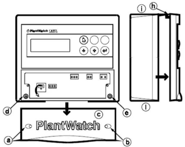Carel PlanWatch - Fixation du PlantWatch - 1
