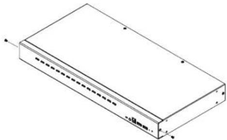 Tripp Lite B024DPU16 - Instalación en Rack - Frente - 1