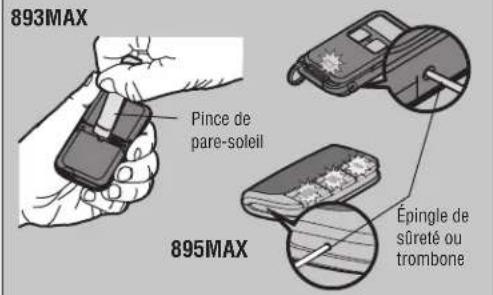 LIFT-MASTER 895MAX - PROGRAMMATION DE LA TÉLÉCOMMANDE - 1