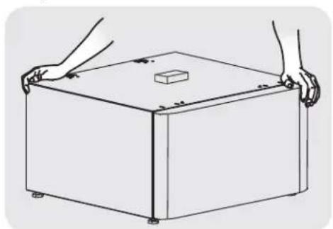 FRIGIDAIRE NLPWD15W - B) Preparing pedestal before mounting washer or dryer - 4