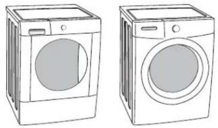 FRIGIDAIRE NLPWD15W - C1) fixation de la quincaillerie de montage de la laveuse - 1