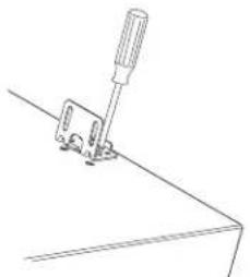 FRIGIDAIRE NLPWD15W - C_2 ) Attaching dryer (style 1) mounting hardware - 4