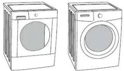 FRIGIDAIRE NLPWD15W - C1) Fijación de los accesos de instalación de la lavadora - 1