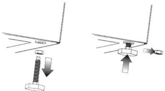 FRIGIDAIRE NLPWD15W - Préparation de la laveuse ou de la secheuse pour son montage sur le socle - 1