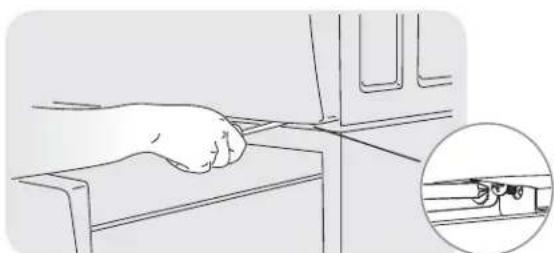 FRIGIDAIRE NLPWD15W - D1) montage de la laveuse - 3