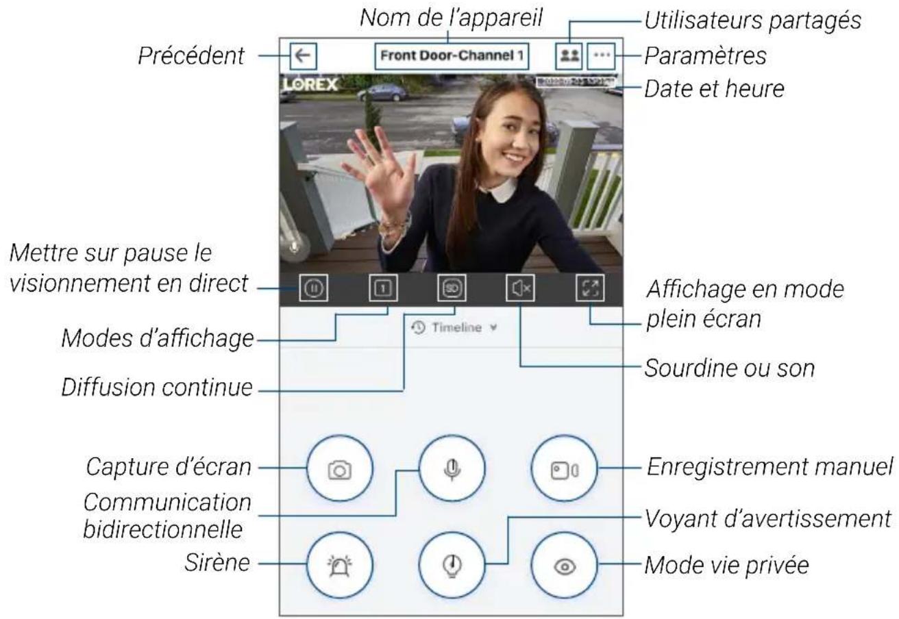 Lorex B451AJDE - Visionnement en direct de l'image de laamera - 1