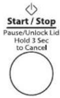 WHIRLPOOL 3LWTW4705FW - Presione START/STOP/PAUSE/ UNLOCK LID (Inicio/Parada/ Pausa/Desbloqueo tapa) para comenzar el ciclo de lavado - 1
