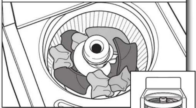 WHIRLPOOL 3LWTW4705FW - Beladen Sie die Waschmaschine mit Wäsche - 1