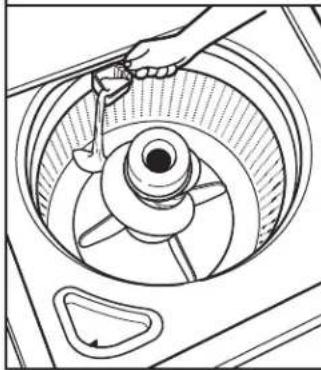 WHIRLPOOL 3LWTW4705FW - Agregue los productos de lavandería - 1