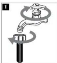 Tomado TWM8001W - Het inlaatfilter in de waterkraan reinigen - 1