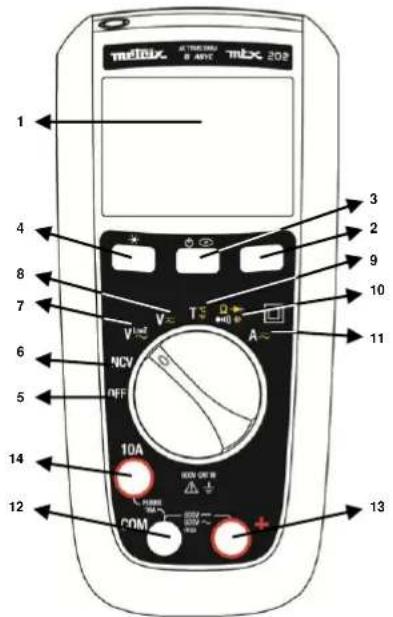 METRIX MTX 203 - Beschrijving - 1