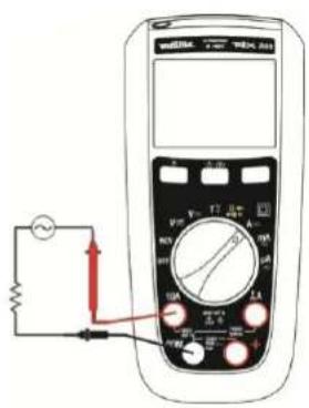 METRIX MTX 203 - Medida de corriente AC o DC - 4