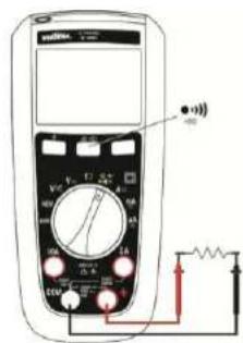 METRIX MTX 203 - Измерение сопротивления - 2