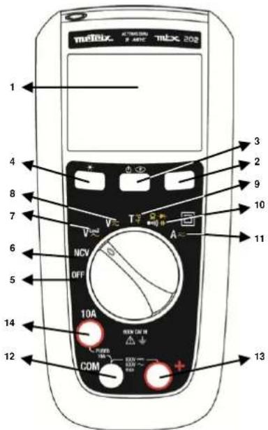 METRIX MTX 203 - Device description - 1