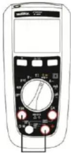 METRIX MTX 203 - Проверка плавкого предохранителя 10А - 3