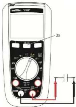 METRIX MTX 203 - Măsurarea capacității - 2