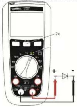 METRIX MTX 203 - Testing Diodes - 2