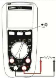 METRIX MTX 203 - Measuring resistance - 2