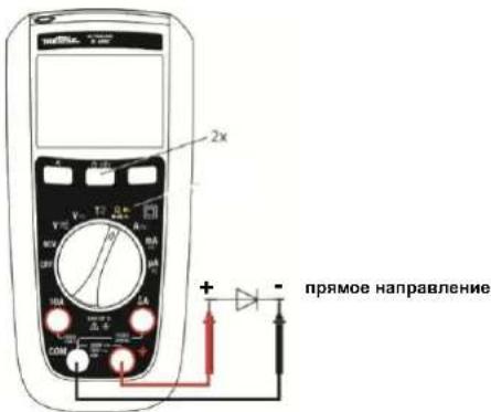 METRIX MTX 203 - Тестирование диодов - 3