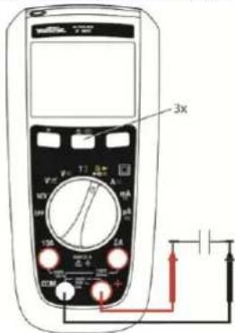METRIX MTX 203 - Измерение емкости - 3