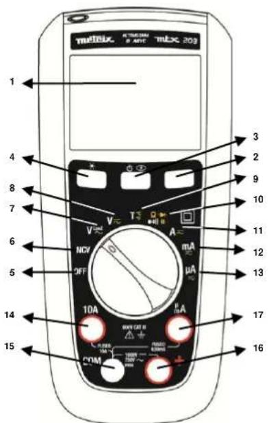 METRIX MTX 203 - Beschrijving - 3