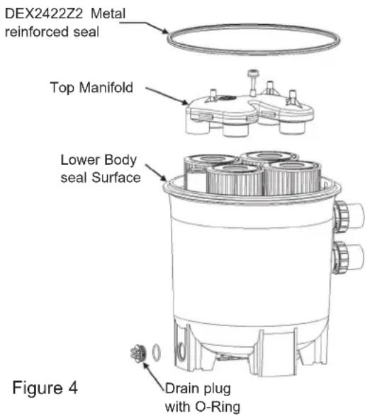 HAYWARD Swimclear C5030EURO - FILTER DISASSEMBLY INSTRUCTIONS - 1