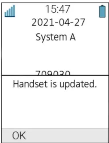 AVAYA 3730 - Mises à jour du combiné via le support de chargement - 2
