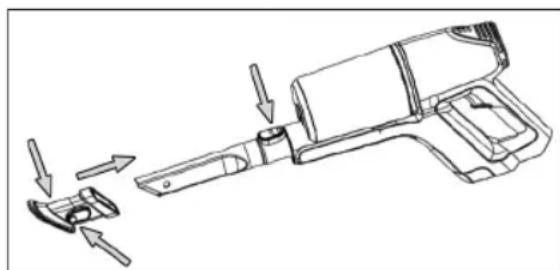 ProfiCare PCBS 3037 - Combined Gap / Brush / Upholstery Nozzle (3 in 1) - 1