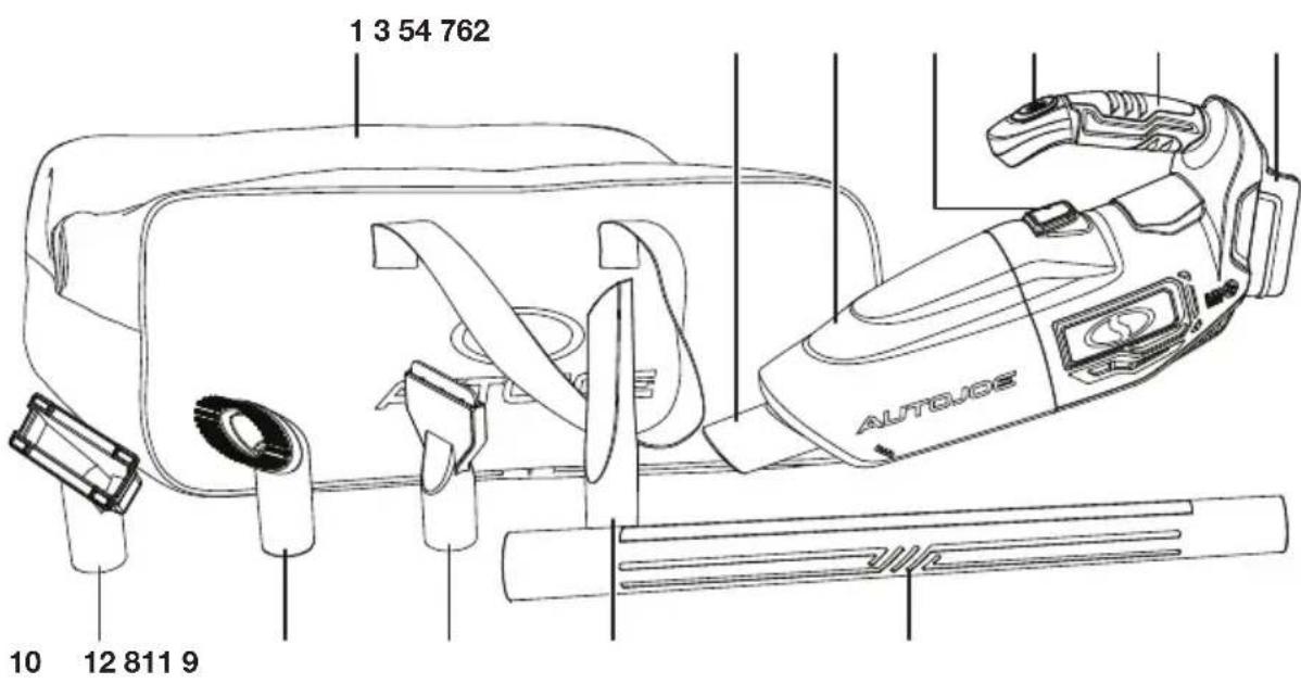 Auto Joe 24VAJVACCT - Apprenez à很好地 connaître votre aspirateur avale-tout à main sans cordon - 1