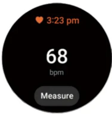 SAMSUNG Galaxy Watch 5 - Mesurer votre fréquence cardiaque manuellement - 1