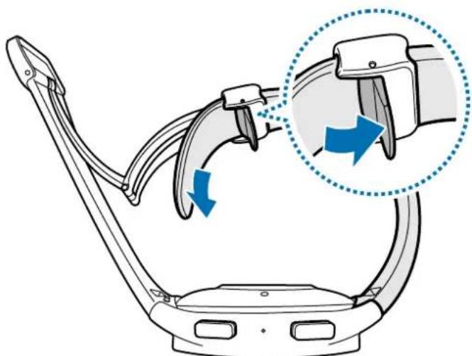 SAMSUNG Galaxy Watch 5 - Mettre la montre à votre poignet - 5