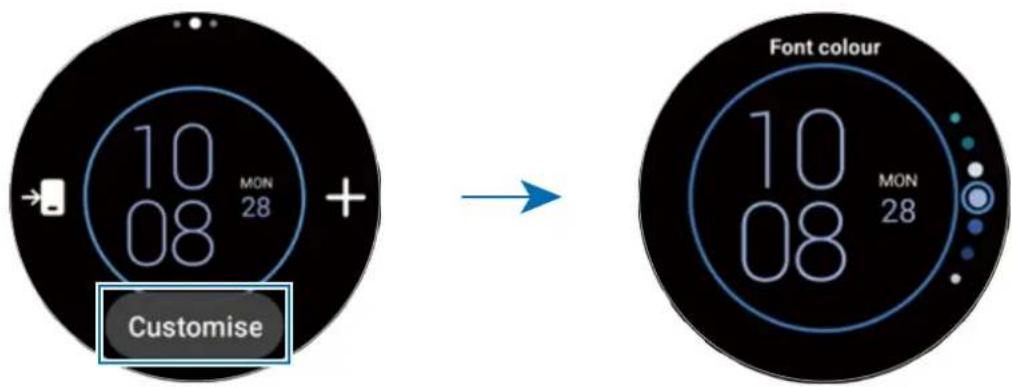 SAMSUNG Galaxy Watch 5 - Modifier le style de cadran - 1