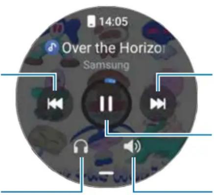 SAMSUNG Galaxy Watch 5 - Contrôler le lecteur de musique - 1
