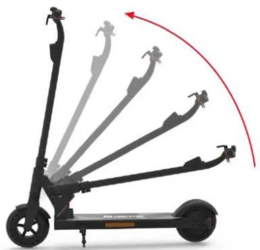 DENVER SEL80135O - Déplier le scooter électrique - 1