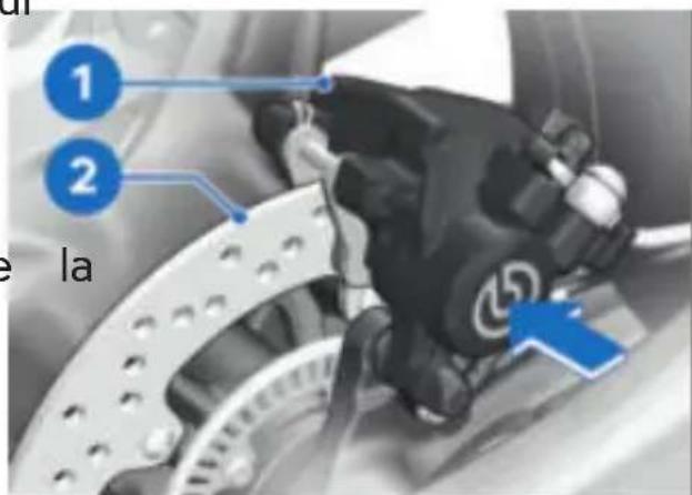 BMW S 1000 RR (2022) - Déposer la roue arrière - 1