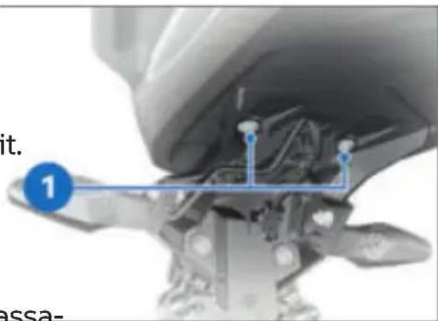 BMW S 1000 RR (2022) - Poser le support de plaque d'immatriculation - 2