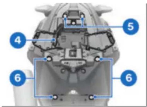 BMW S 1000 RR (2022) - Déposer la coque de selle passager - 3
