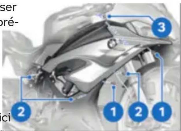 BMW S 1000 RR (2022) - Dépose du flanc de carénage - 2