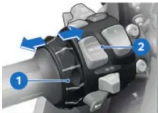 BMW S 1000 RR (2022) - Activer et désactiver les fonctions - 2