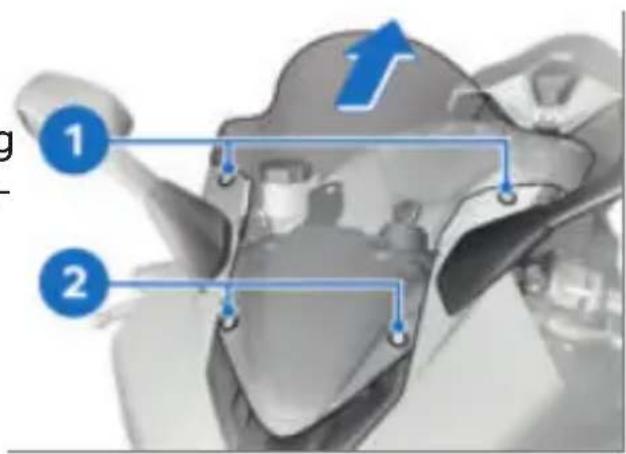 BMW S 1000 RR (2022) - Démontage des rétroviseurs - 1
