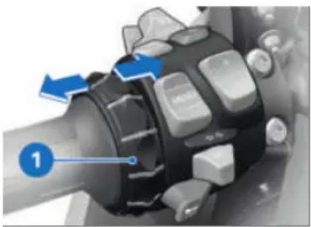 BMW S 1000 RR (2022) - Naviguer dans les écrans de menu - 1