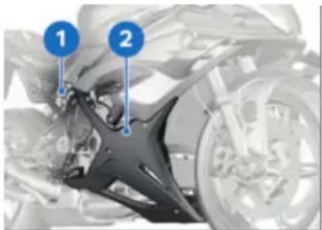 BMW S 1000 RR (2022) - Dépose du flanc de carénage - 4