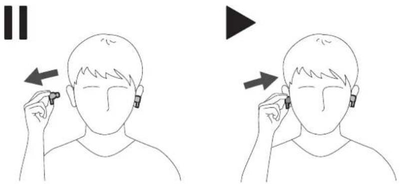 AUDIO TECHNICA ATHTWX9 - Opérations pendant la lecture de musique - 1